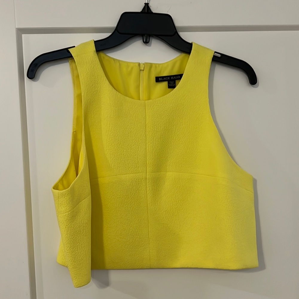 Black Halo Sanibel 2 piece set in yellow